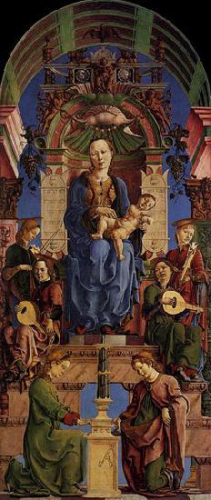 Cosme Tura Madonna with the Child Enthroned oil painting image